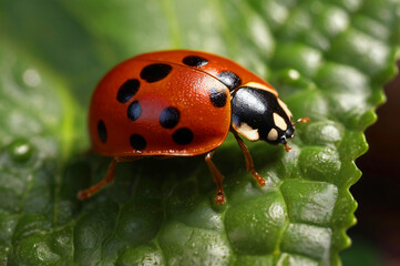 Fototapeta premium Close-up of a Ladybug