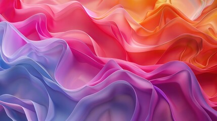 Fototapeta premium Close-up view of colorful fabric