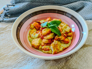 delicious plate of fish and potatoes