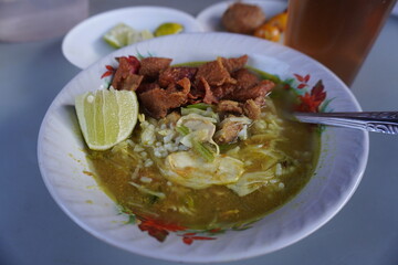 The delicious food of Indonesian food in Bogor City, West Java, Indonesia. It was taken on July 16, 2024 by a professional. It's a nice food with Indonesian culture