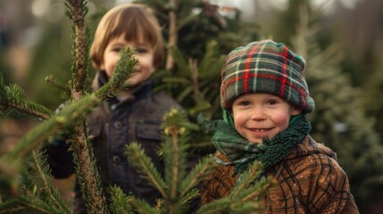 Spend a day at a Christmas tree farm, selecting and cutting down the perfect tree to bring home. 