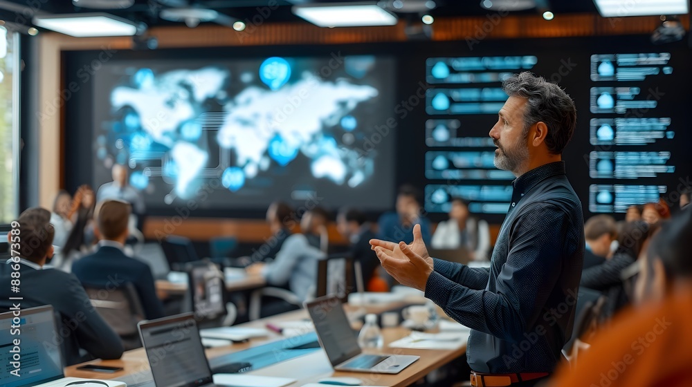 Poster dynamic it workshop showcasing cloud security measures and cybersecurity practices