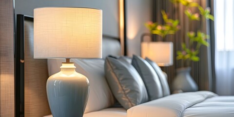 Elegant and Stylish Modern Table Lamp Set with Sleek Design and Minimalistic Arrangement. Concept Table Lamps, Modern Design, Sleek Style, Minimalistic Arrangement, Elegant Decor
