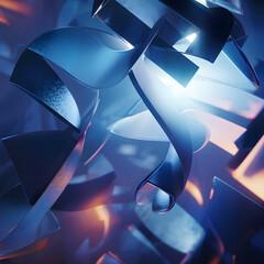 Obraz premium 3D Abstract Wallpaper | 3D Abstract Lines Wallpaper | Abstract Composition Wallpaper | Abstract Wallpaper