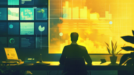 Prosperidad Ilustrada: Gráficas y Dinero en el Mundo de los Negocios