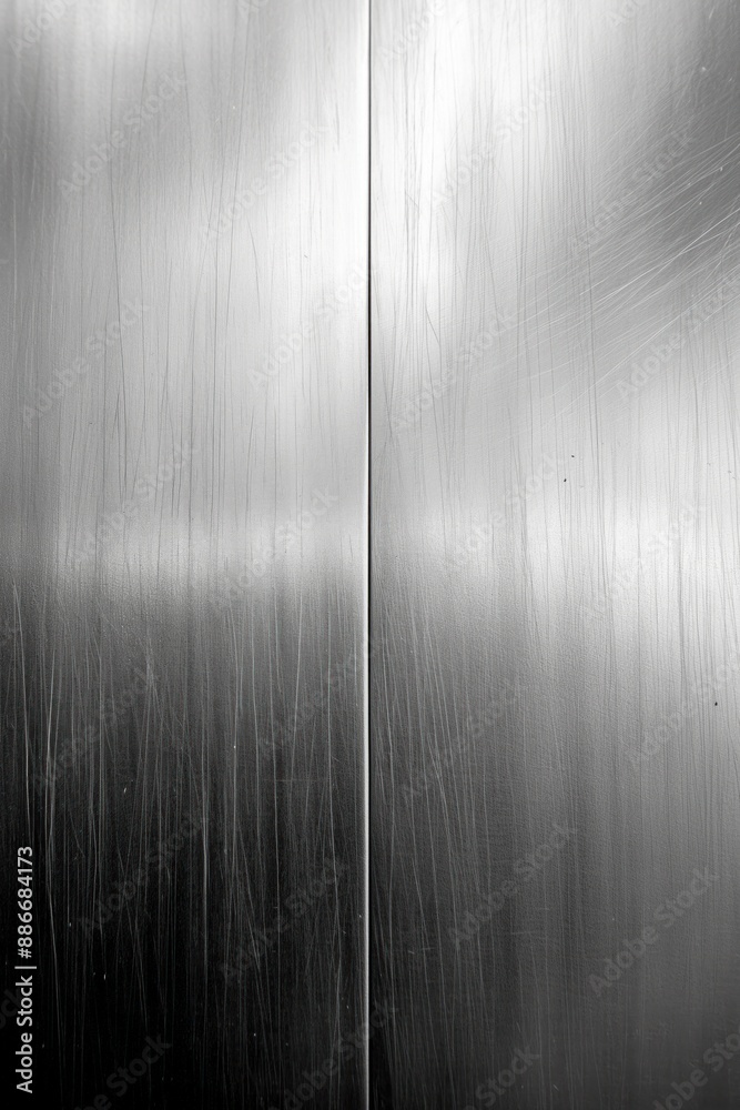 Poster metallic surface texture close-up view. rough brushed steel background with etched lines. imposing p