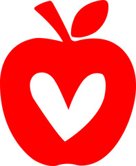 School clip art design on plain white transparent isolated background for card, shirt, hoodie, sweatshirt, apparel, tag, mug, icon, poster or badge