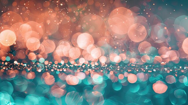 teal glitter glitter glitter background premium background free download, in the style of peach fuzz color, pointillist coloration, translucent water, pink 