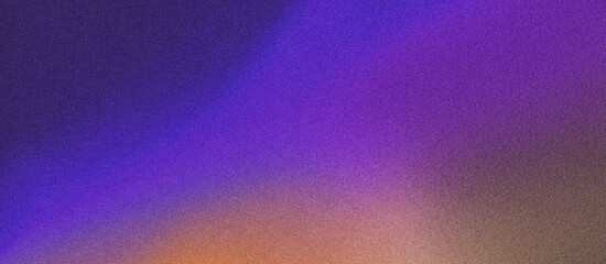 black blue purple orange brown Grainy  gradient background with blazing blue light and noise texture effect banner in the background