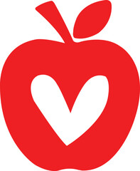 School clip art design on plain white transparent isolated background for card, shirt, hoodie, sweatshirt, apparel, tag, mug, icon, poster or badge