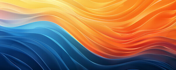 A radiant gradient color wave background with bold transitions from orange to blue, featuring smooth, flowing lines that create a lively and eye-catching visual effect.