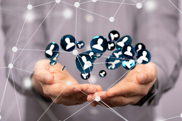 internet net and data digital concept