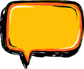 Grunge vector hand drawn bubbles illustrations