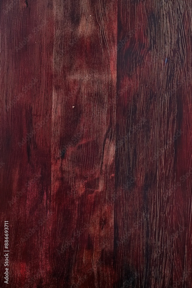 Poster dark brown wooden surface texture background with grainy pattern. close-up view of hardwood aged woo