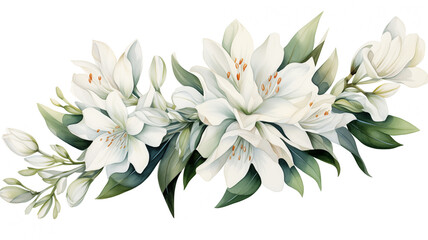 FLORES DEL CAMPO EN FONDO BLANCO