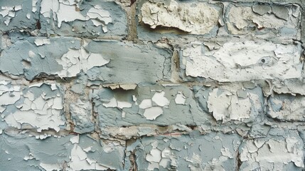 Fototapeta premium Old paint peeling off a stone wall