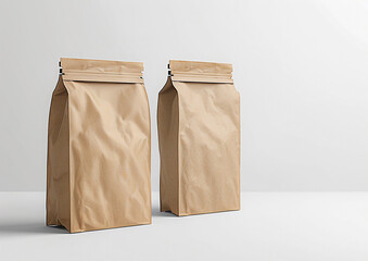 Craft compelling visuals for your coffee brand's packaging strategy using a customizable blank bag template.
