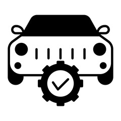 maintenance icon. black fill icon