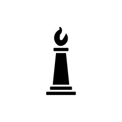 bishop glyph icon