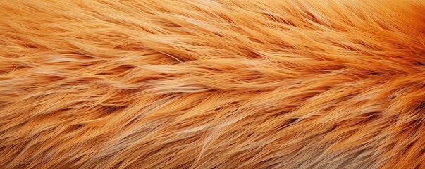 Detailed 3D texture of fox fur with rich colors, animal-themed, sleek and detailed