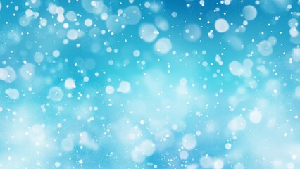 Abstract blue background with sparkling stars