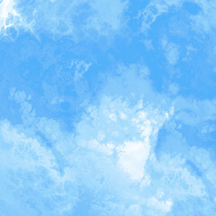 White clouds in a blue sky abstract background