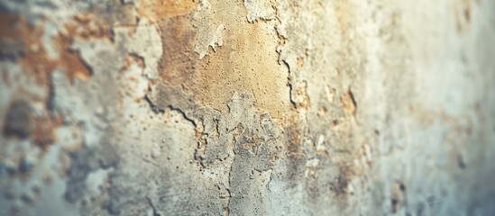 Blurry and softly focused texture of an aged wall with copy space image