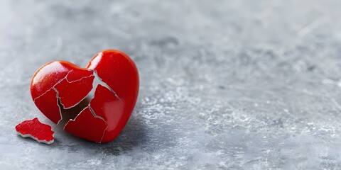 Broken red heart symbolizes fractured humannature relationship. Concept Symbolism, Broken Heart, Human Nature, Relationships, Fractured Society