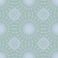 Damask pattern vector Perfect for bed sheets, carpets, and wallpapers, the seamless, vintage patterns add a touch of classic luxury to any fabric.