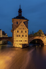 View of the old town hall in Bamberg in Bavaria, Germany.