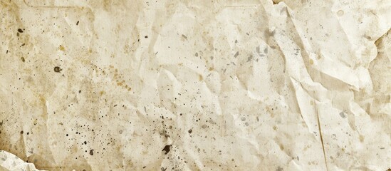 Obraz premium Vintage white paper background with spots and blots offers a rustic look for your designs ideal for a copy space image