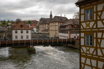 Panoramic view of the old town of Bamberg in Bavaria, Germany. © Bernhard