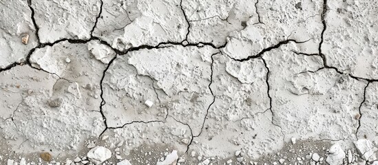 Vintage close up white nature asphalt texture with copy space image for interior or exterior design