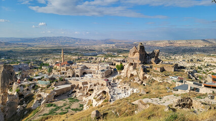 An ancient city created from stone with a spectacular landscape towards the mountains