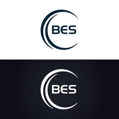 BES logo. B E S design. White BES letter. BES, B E S letter logo design. B E S letter logo design in GOLD, GOLDEN LOGO, THREE, style. letter logo set in one artboard. B E S letter logo vector design.