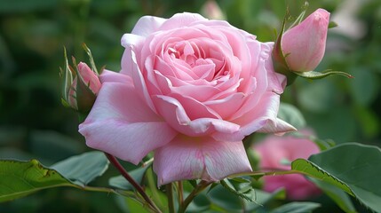 Rosa Queen Elizabeth is a pink Grandiflora rose cultivar bred by rose grower The rose variety is very popular worldwide and has won numerous award