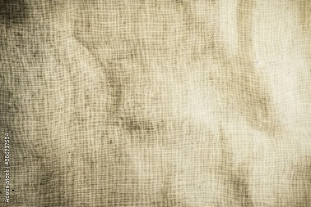Aufkleber Close-up of textured paper with subtle grayish hue on beige background. Perfect for design and art projects. Use as poster or print texture. Ideal for eco-friendly and minimalist designs.