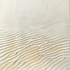 Obraz premium white sand desert with lines of golden sand Variations