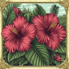 Illustrated Hawaiian Plants, Tropical Flowers