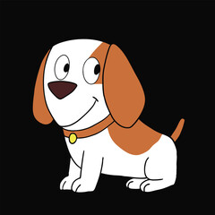 Cute animal Dog Vector Royalty-Images