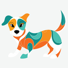 Cute animal Dog Vector Royalty-Images
