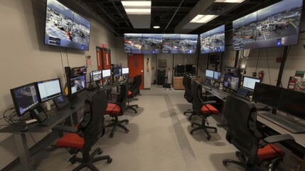 Obraz premium Virtual Reality Disaster Training Prepare for the Unexpected with CuttingEdge Simulation Technology