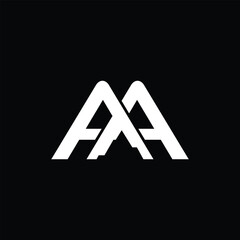 Initial AA Mountain Modern Simplicity Business Creative Design Logo