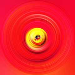 Colorful radial motion effect. Abstract rounded background. Color curves and sphere. Multi color gradient rings and circles wallpaper. Colored texture backdrop and banner.