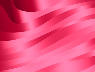 Pink and white abstract waves on a bright digital background