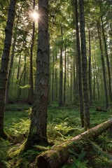 Fototapeta premium trees in the forest