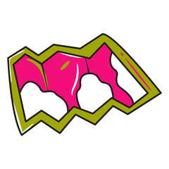 Map style hand drawn. vector illustration 