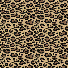 
vector leopard print modern classic design, wild cat animal background