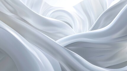 Fototapeta premium Abstract White Futuristic Background