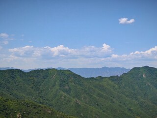 Obraz premium mountain landscape with clouds